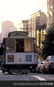 Riding a Trolley in San Francisco