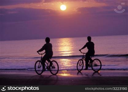 Riding Bikes on the Beach