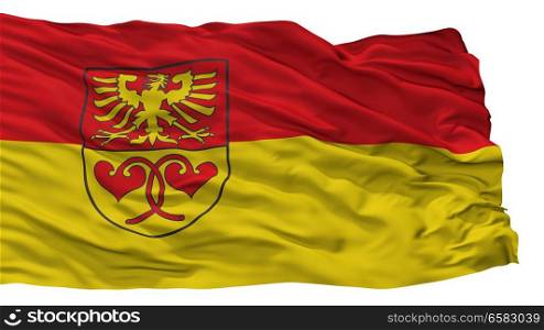 Rietberg City Flag, Country Germany, Isolated On White Background. Rietberg City Flag, Germany, Isolated On White Background
