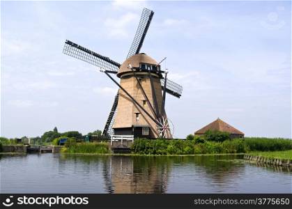 Rietveldse mill in Hazerswoude-Dorp, The Netherlands.