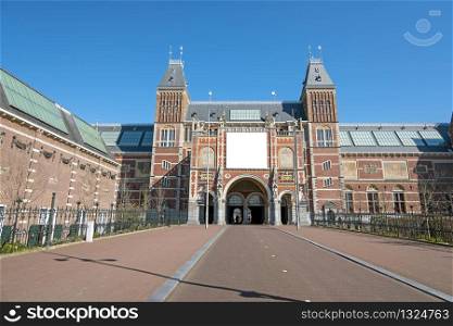 Rijksmuseum in Amsterdam the Netherlands