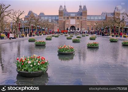 Rijksmuseum in Amsterdam the Netherlands