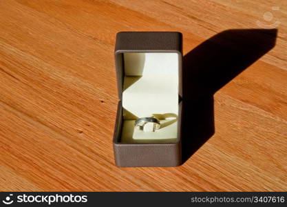 Ring in jewelry box