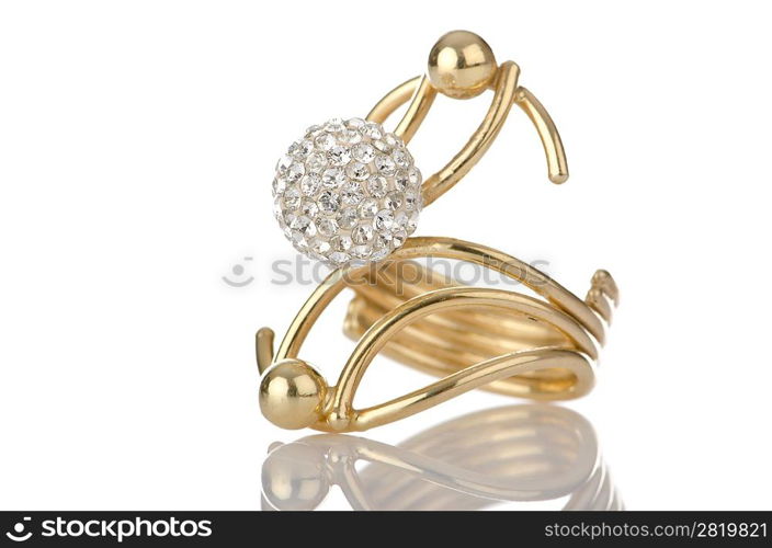 Ring isolated on white background