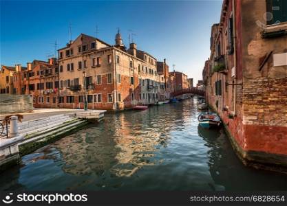 Rio de S. Pantalon Canal in Venice, Italy