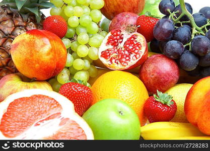 Ripe fresh fruit. Wholesome food.