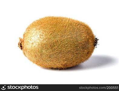 Ripe kiwi fruit isolated on white background. Ripe kiwi fruit