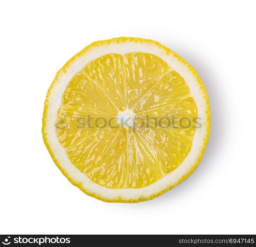 ripe lemon fruit. ripe lemon fruit isolated on white background