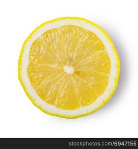 ripe lemon fruit. ripe lemon fruit isolated on white background