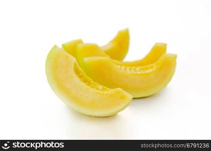 Ripe melon fruit. Ripe cantaloupe melon fruit on wooden background
