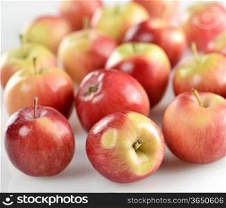 Ripe Red Apples,Close Up