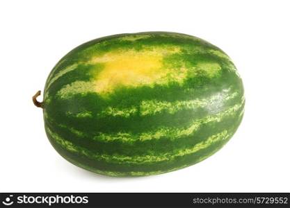 ripe watermelon isolated on white background