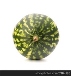 Ripe watermelon isolated on white background cutout