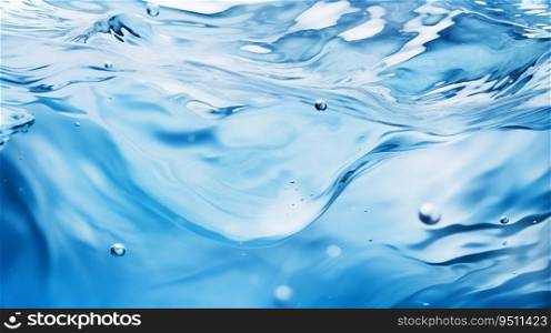 Rippled Clear Azure Water Background Under Midday Sunlight. Generative ai. High quality illustration. Rippled Clear Azure Water Background Under Midday Sunlight. Generative ai