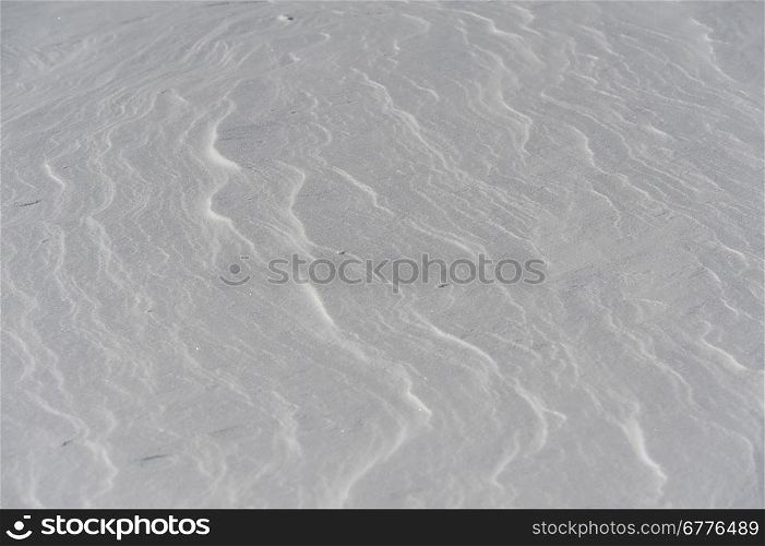 Rippled pattern on snow, Whistler, British Columbia, Canada