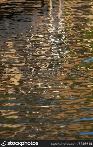Rippled water reflections, Lake of The Woods, Ontario, Canada