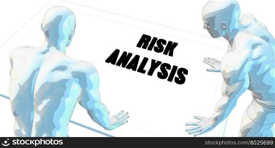 Risk Analysis Discussion and Business Meeting Concept Art. Risk Analysis