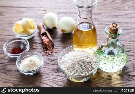 Risotto ingredients