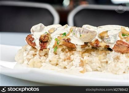 risotto with chicken liver