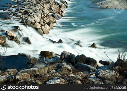 River Adda in the northern Italy