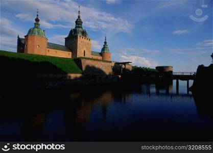 River along a castle, Kalmar Castle, Smaland, Sweden