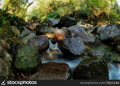 River at Geres National Park, north of Portugal