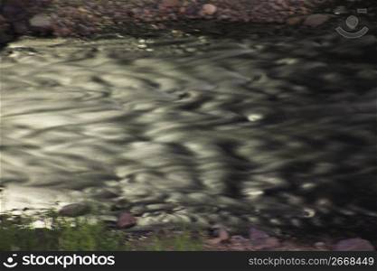 River at night