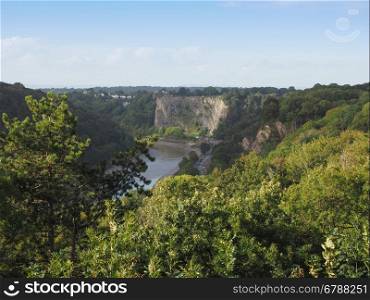 River Avon Gorge in Bristol. Avon Gorge of River Avon in Bristol, UK
