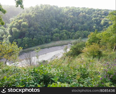 River Avon Gorge in Bristol. Avon Gorge of River Avon in Bristol, UK