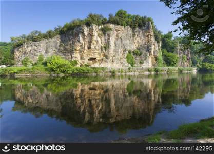 River Dordogne, Domme, Dordogne, Nouvelle-Aquitaine, France