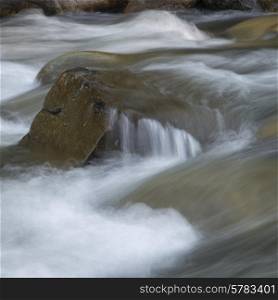 River flowing through rocks, Whistler, British Columbia, Canada