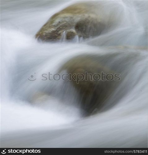 River flowing through rocks, Whistler, British Columbia, Canada