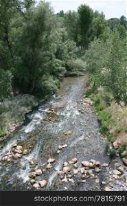 River Henares near from Guadalajara (Spain)