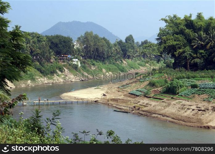 River in Luang Prabang, Laos