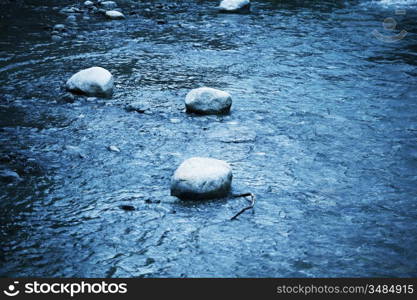 river in motion nature background