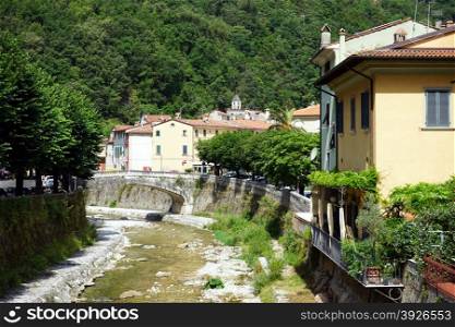 River in old town Ceravezza, Italy