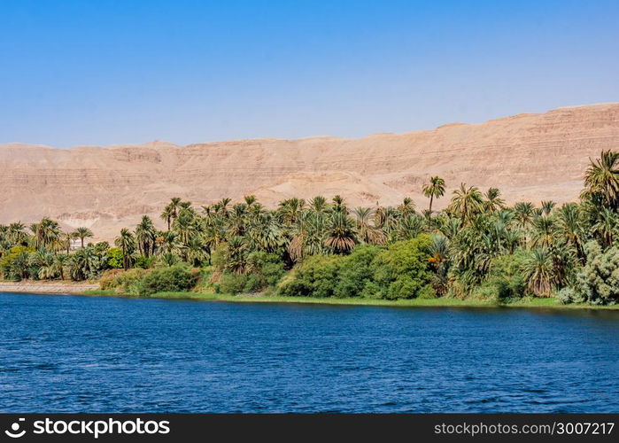 River Nile in Egypt. Life on the River Nile