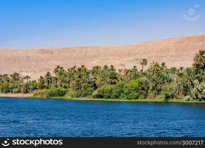 River Nile in Egypt. Life on the River Nile