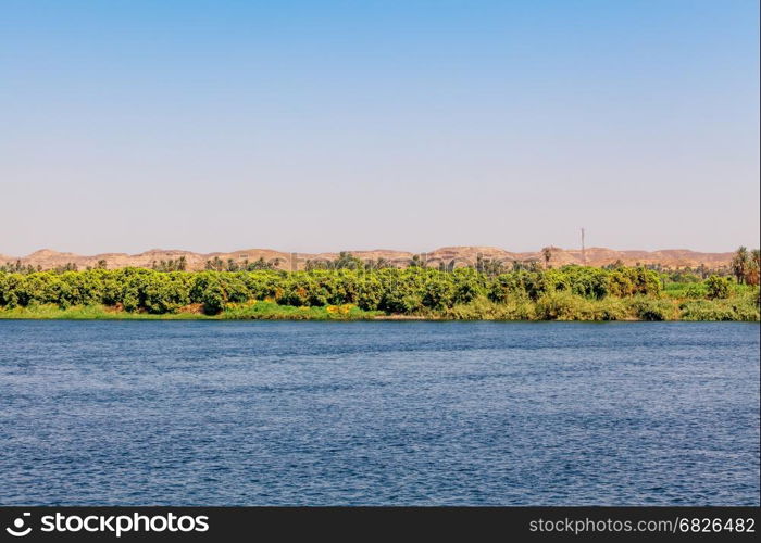 River Nile in Egypt. Life on the River Nile