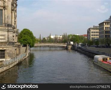 River Spree, Berlin. The river Spree in the town of Berlin, Germany