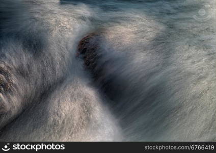 river stream flowing over rocks