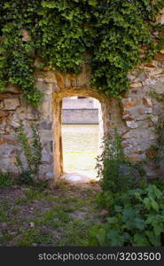 River viewed through an archway, Le Mans, Sarthe, Pays-de-la-Loire, France