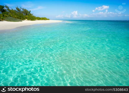 Riviera Maya Caribbean beach turquoise in Mayan Mexico