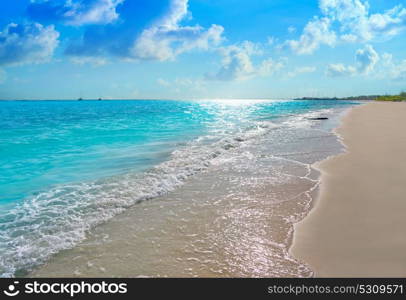 Riviera Maya Caribbean beach turquoise in Mayan Mexico