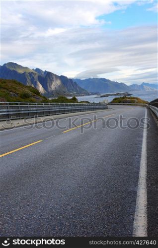 road along sea coastline