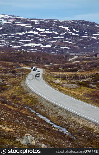 road at the norwegian mountains, Norway