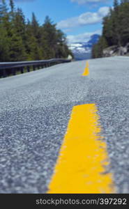 road at the norwegian mountains, Norway