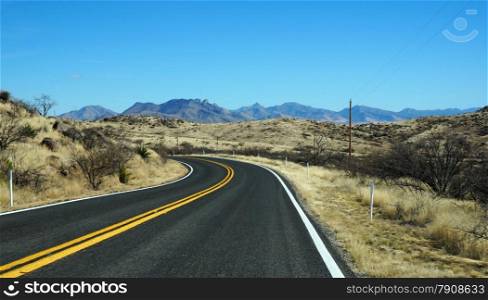 Road in Arizona state