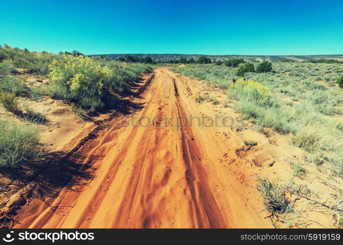 Road in mountains