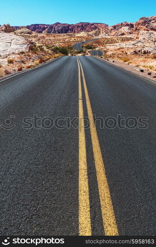 Road in prairie country